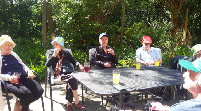 Gardens & Outdoor Areas at care home in Hyde